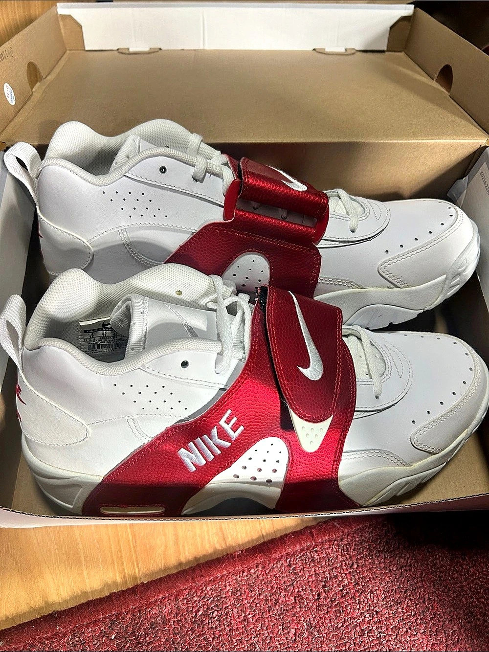 Nike Air Veer 180 White & Red US 12 Like New Deadstock
